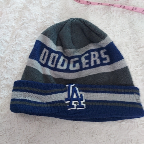 New Era Los Angeles Dodgers Baseball knit logo beanie - Picture 1 of 8